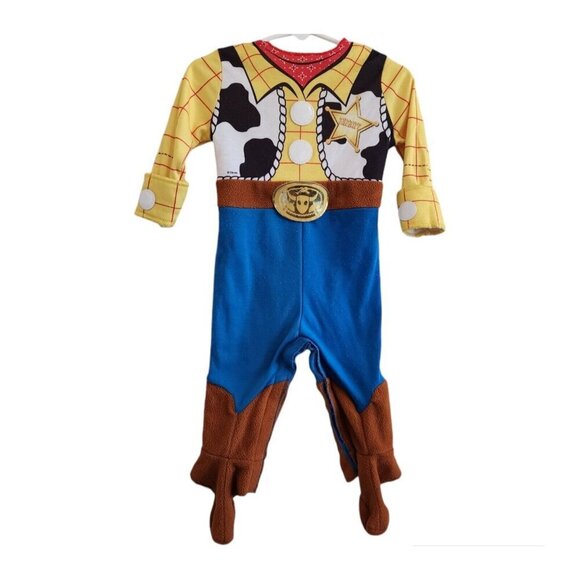 Disney Baby Woody Toy Story One Piece Halloween Costume Easy Open Boys 6-12M - Picture 1 of 12